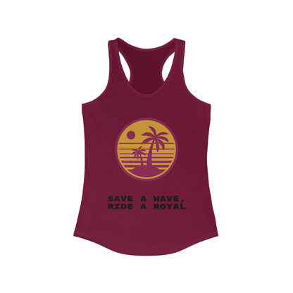 Save a Wave Women's Racerback Tank