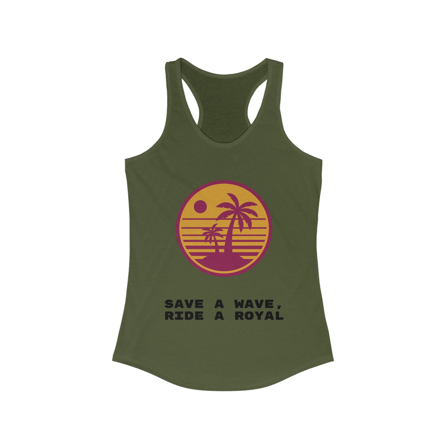 Save a Wave Women's Racerback Tank