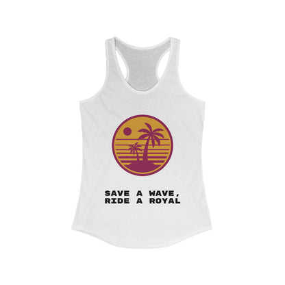 Save a Wave Women's Racerback Tank