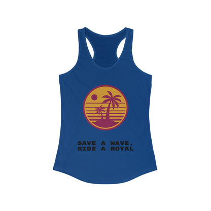 Save a Wave Women's Racerback Tank