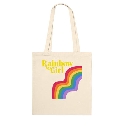 Rainbow Girl Premium Tote Bag