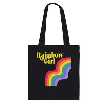 Rainbow Girl Premium Tote Bag