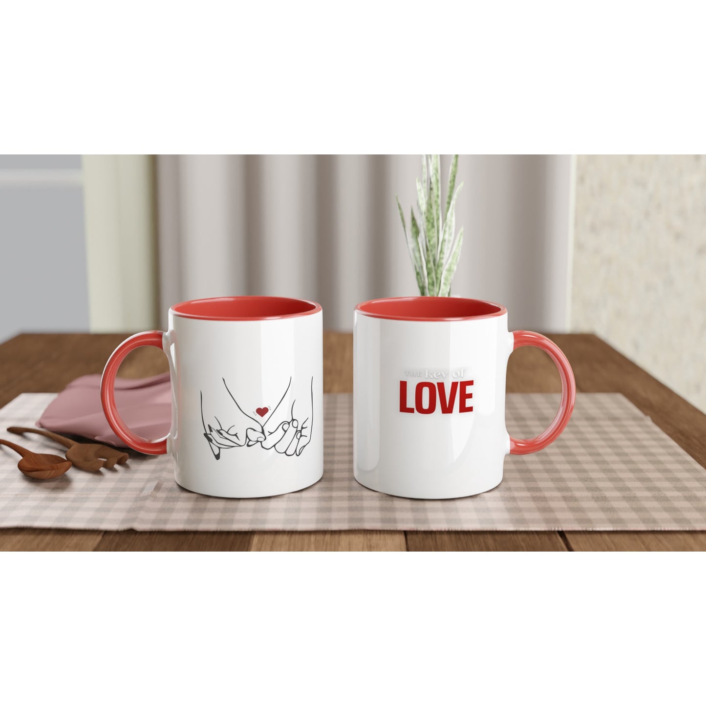 Key of Love Ceramic Mug
